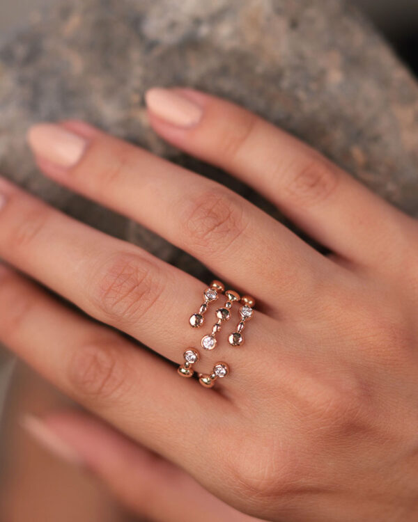 Diamond Dots Ring - Image 2