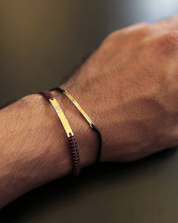 Double Bar Bracelet Men's - Image 2