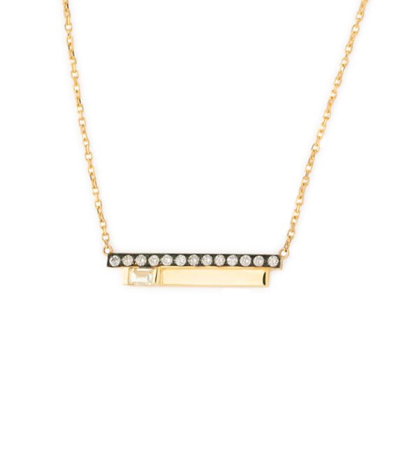 Horizontal Double Bar Pendant