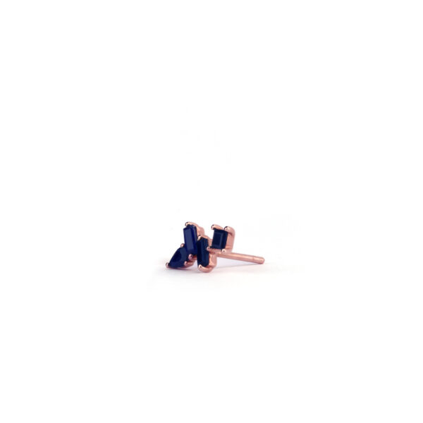 Fancy Cut Sapphire Earring - Image 3