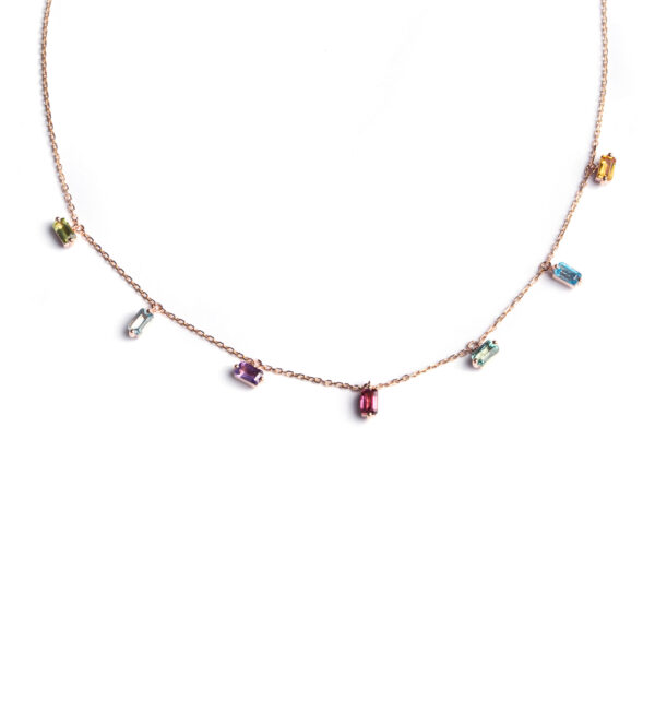 Multicolor Gemstone Pendant