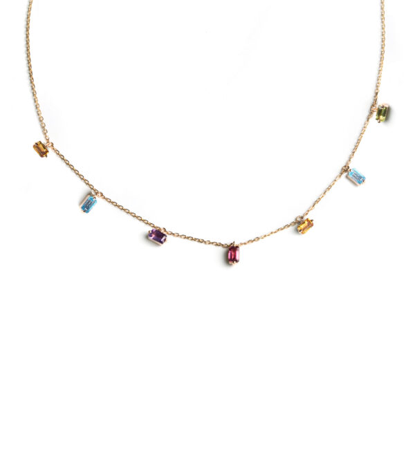 Multicolor Gemstone Pendant - Image 9