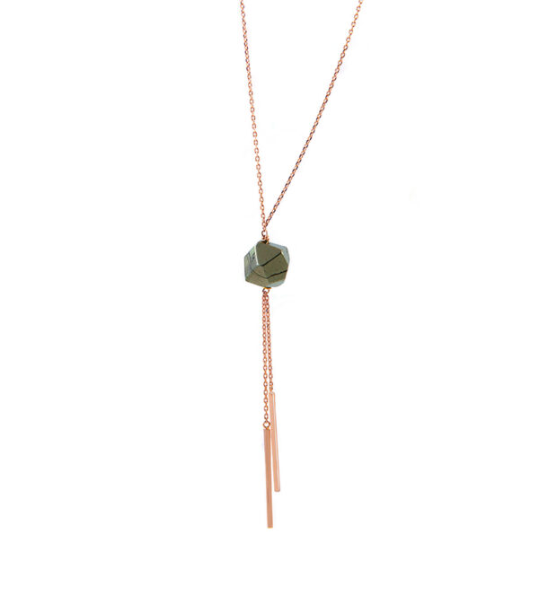 Pyrite Tassel Pendant - Image 4