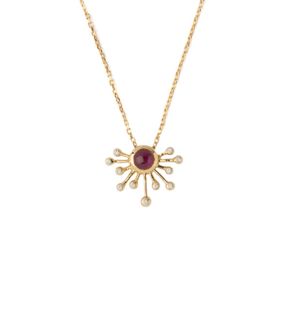 Ruby Star Pendant