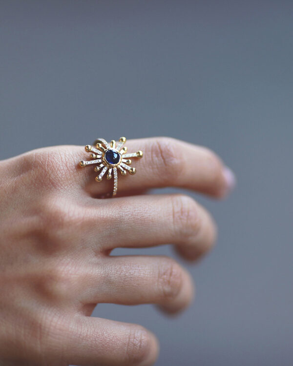 Sapphire Star Ring - Image 2