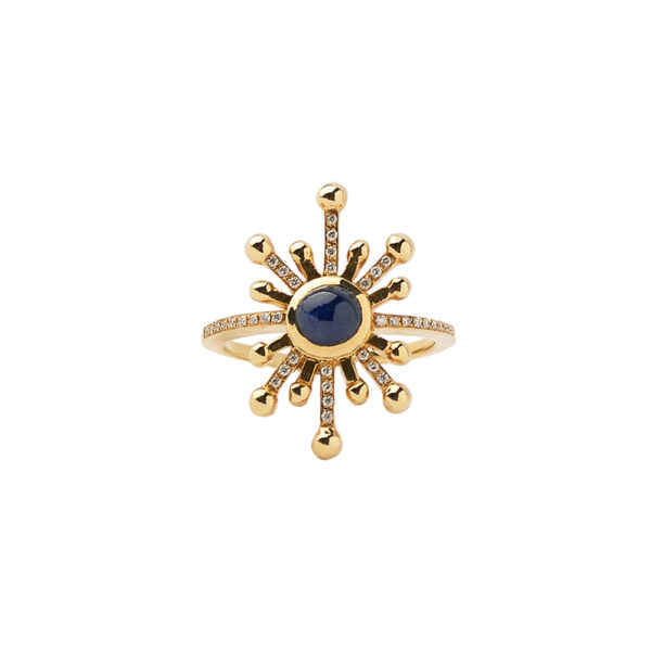 Sapphire Star Ring