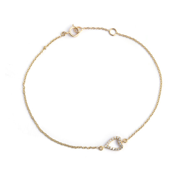 Heart Diamond Bracelet