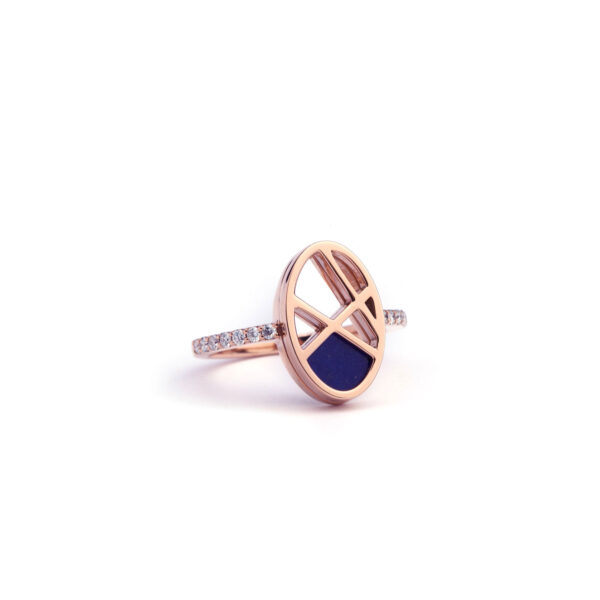 Oval Lapis Ring